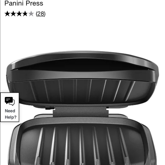 NWTGeorge Foreman
2-Serving Classic Plate Electric Indoor Grill & Panini Press - Picture 3 of 3